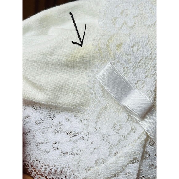 Vintage Phyllis Baby Wear Christening Set Dress Coat Bonnet Shoes Bibs Boxed - Picture 11 of 14